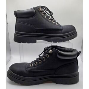 Lugz Men's  Sz.6.5 Drifter Ripstop Lace Up Boot Black‎ MDRST-001